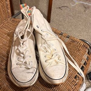 White High-Top Sneakers